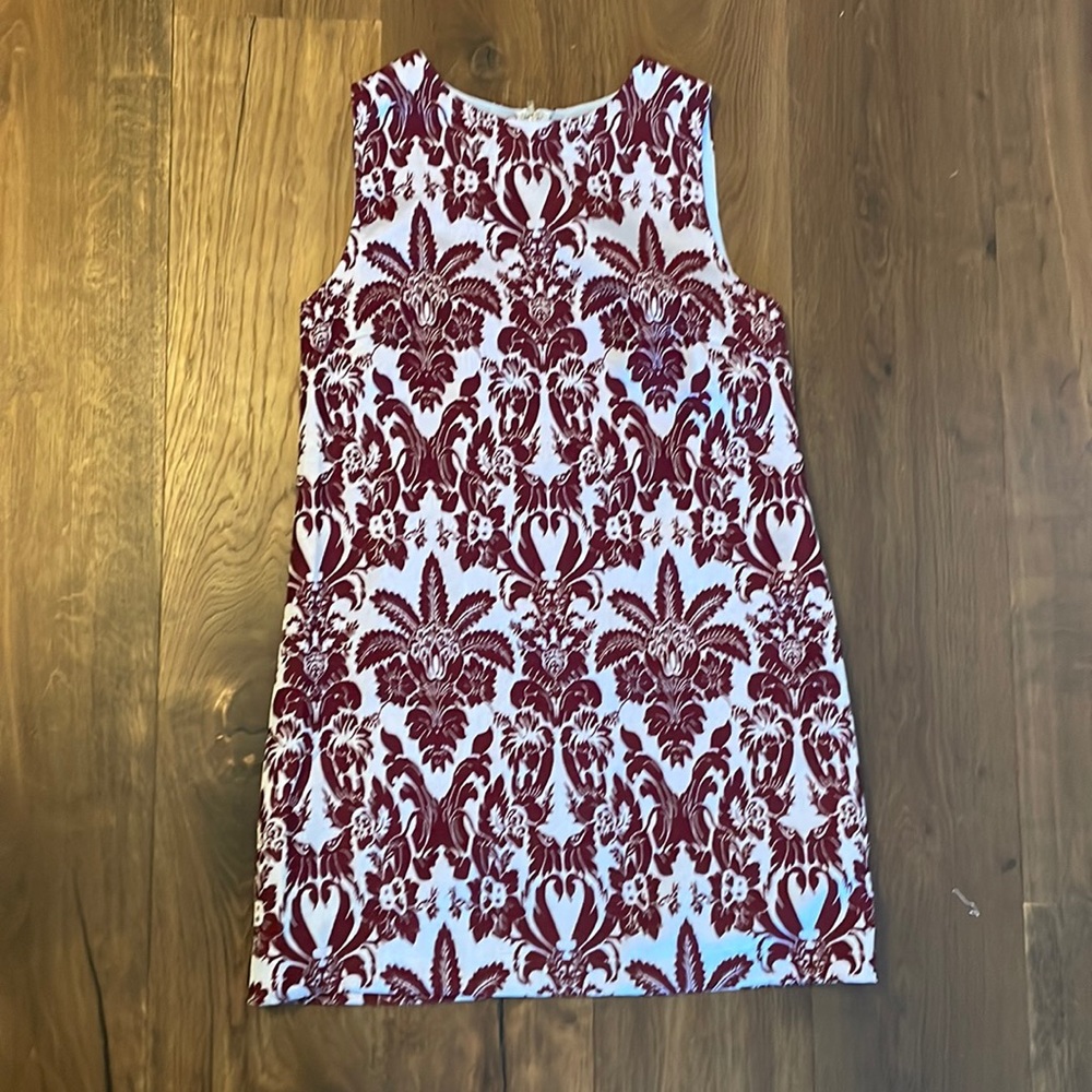 Maroon and baby blue mini dress, NWT